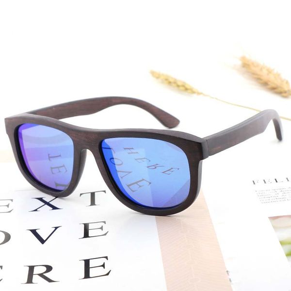 

berwer 2020 mens sunglasses polarized wood mirror lens sun glasses women brand design colorful shades handmade sunglass, White;black
