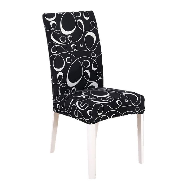 

elastic universal bar anti dirty wedding seat bedroom rural printing chair cover