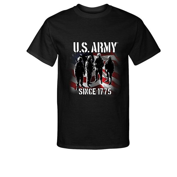 

2019 fashion cotton tee shirt fashion us army since 1775 t-shirt
