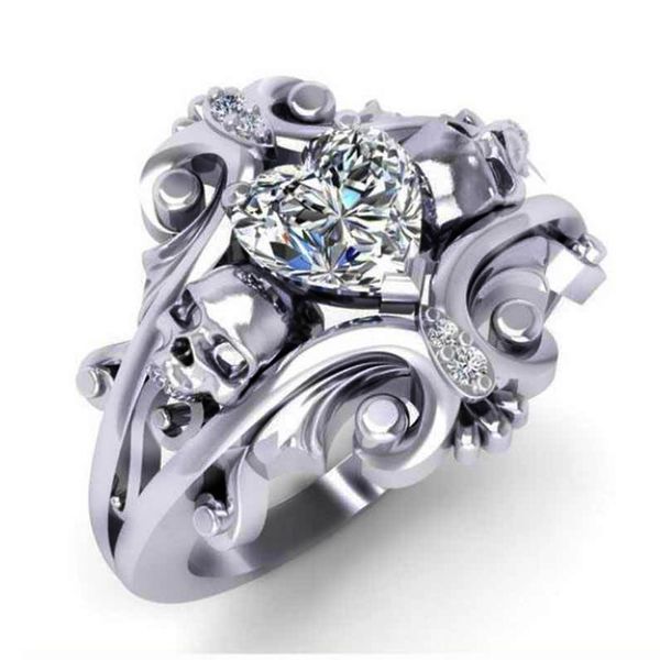 

марка классический сердце кубический циркон камень обручальное кольцо творческий гибка cirrus design silver plated предложение кольцо женщин, Golden;silver