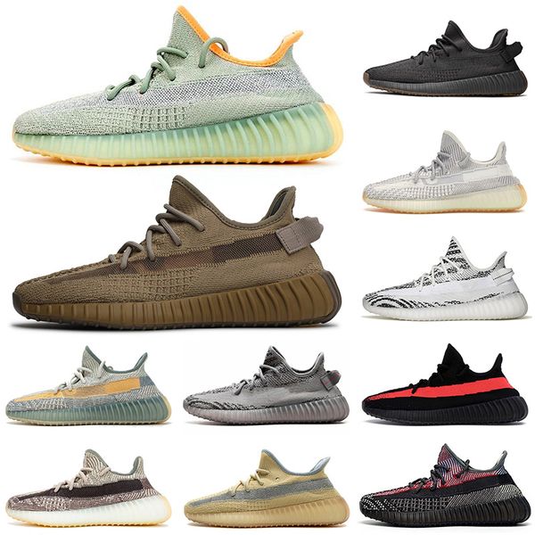 

горячий продавать 2020 земля исрафил kanye кроссовки белье yecheil 3m reflective beluge теннис спорт black red zebra кроссовки тапки 36-48