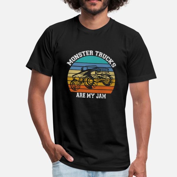 

monster truck are my jam t shirt men printed cotton s-3xl kawaii anti-wrinkle funny summer original shirt