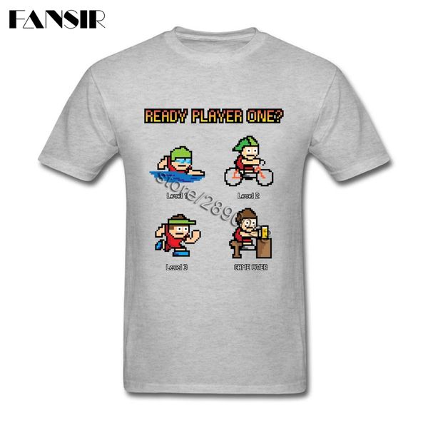 

2020 нового прибытие tshirt мужского первого игрока кино мужчина tshirt пользовательского хлопок с коротким рукавом семьи одежда tops