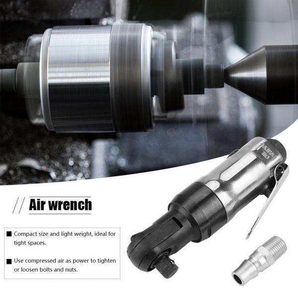 

1/4" or 3/8" pneumatic ratchet wrench spanner 90psi 3.0cfm multitools air-powered tool high torque 300rpm for car bicycle repair