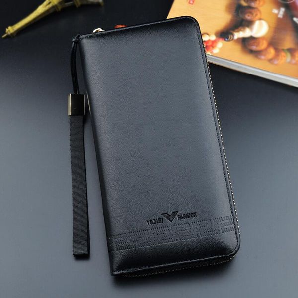 

2020 coin purse men wallet long wallet clutch zipper multi-function handbag men's wallet factory direct 024