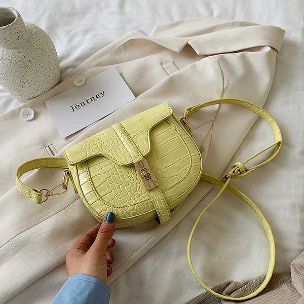 

crossbody bags for women solid crocodile half round women's shoulder messenger bag bags for women 2020 sac a main