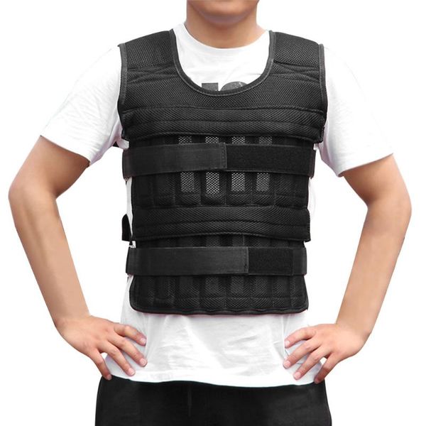 

accessories shockproof sports training exercise adjustable waistcoat soft breathable weighted vest multi pockets loading running boxing