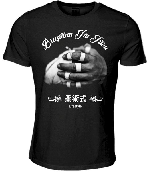 

сыпучие black men tshirts homme тройники bjj руки футболка бразильского джиу-джитсу martials tee tops поезда печать t-shirt mens