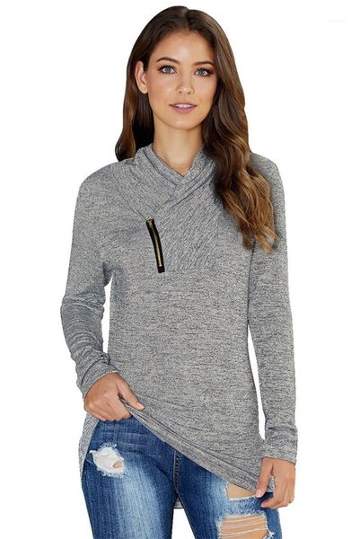 

designer hoodie fashion solid color v neck small zipper sweatshirts casual female clothing dropshipping autumn womens, Black