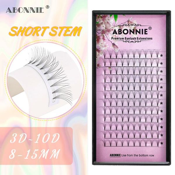 

false eyelashes mink pre made fans 3d/4d/5d/6d short roots russian volume lash 0.07/0.10 c/d eyelash extensions