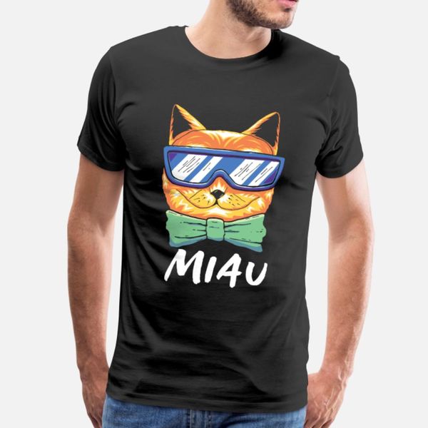 

miau cool cat pet owner lover animal gift t shirt men interesting cotton s-xxxl family interesting new style spring natural shirt