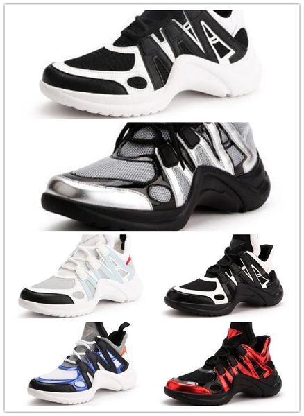 

fashion running shoes men women clunky sneaker black dad shoes genuine leather sports shoes wholesale shoe popular triple s