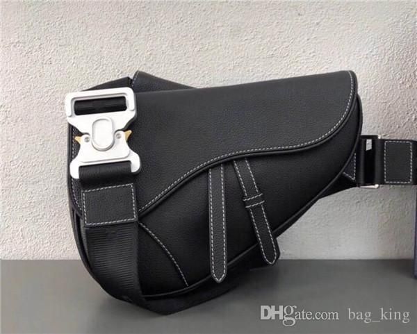 

designer saddle bag cross body bags style handbags leather women shoulder bags metal letter messenger bag purses iov