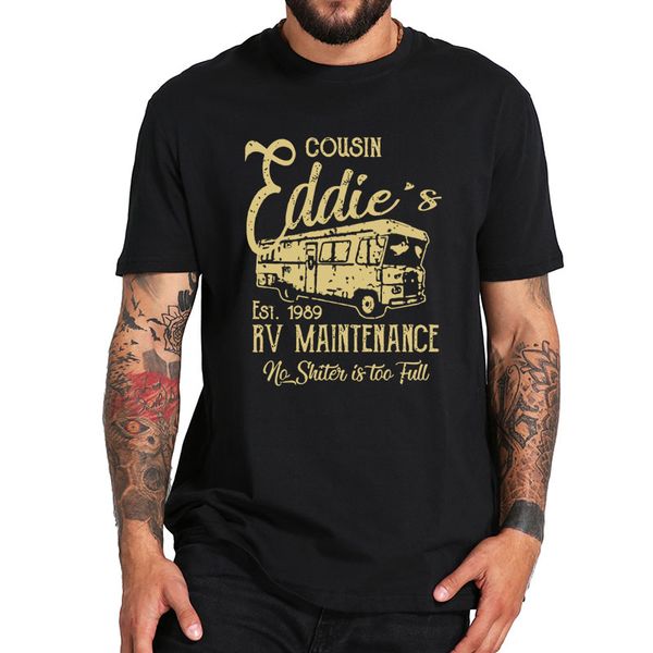 

cousin eddie's rv maintenance t shirt funny christmas retro tshirt 100% cotton eu size cool round neck tee