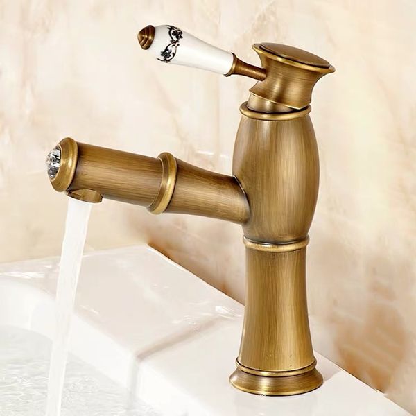 

bathroom sink faucets wzly black brass porcelain with diamond antique pull out basin faucet mixer taps torneira