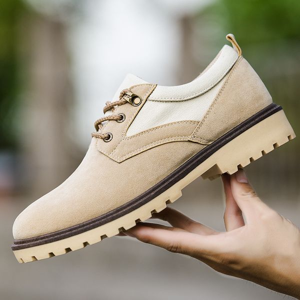 

bjyl 2020 men casual retro tooling shoes men martins shoes work safety winter waterproof ankle botas b354, Black