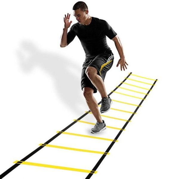 

нейлон ремни agility training стремянки speed ​​лестница фитнес баскетбол скорость ladder открытый фитнес durable оборудование