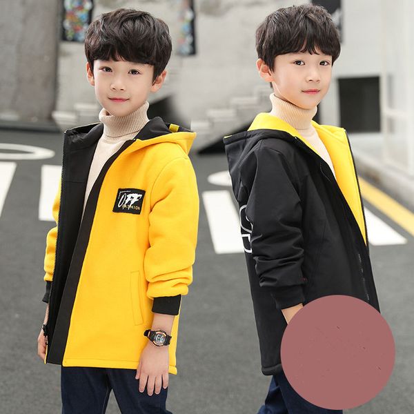 

boys double-sided windbreaker jacket 2020 new children's clothing in the big children's jacket foreign style 10 years old spring, Camo