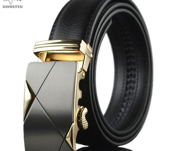 

Top Quality Explosion Men Belts Luxury High-grade Belt Genuine Leather Belts for Men Alloy Automatic Buckle Fashion Belt Free Shipping