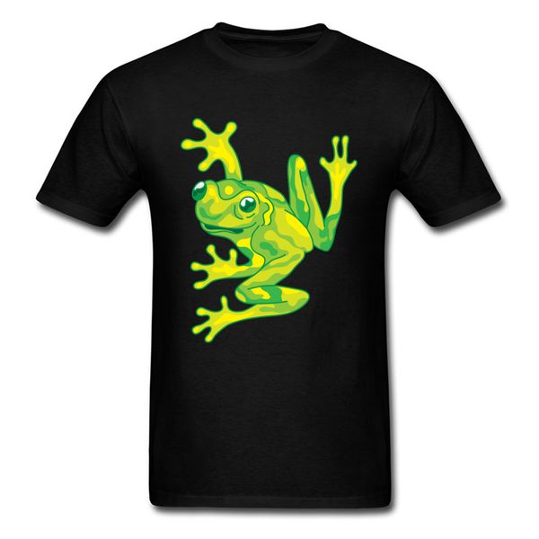 

funny design r t shirts for student youth tees natural cotton fashion summer big green frog t-shirt regular clothes