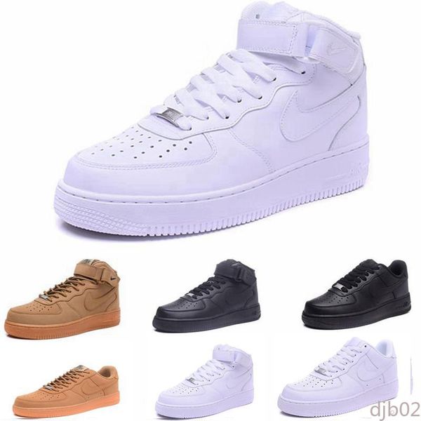 

2020 new skate shoes mens running shoes for men women one utility pack low sports sneakers mens trainers air 1 us5.5-11 djb2, Black