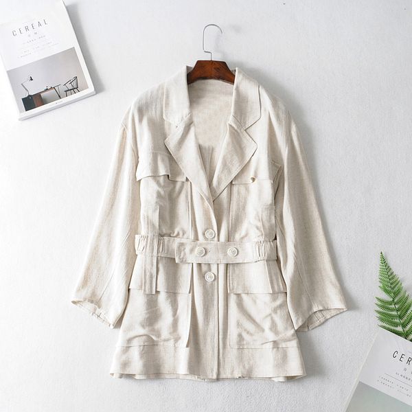 

women's jacket 20ss autumn winter high street elements casual fashion female classical windbreaker size : s, Black;brown