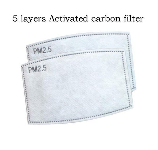 

pad instock replacement masks 5 disposable gasket protective inner layer respirator face pm2.5 filter mask sweet07 znktg