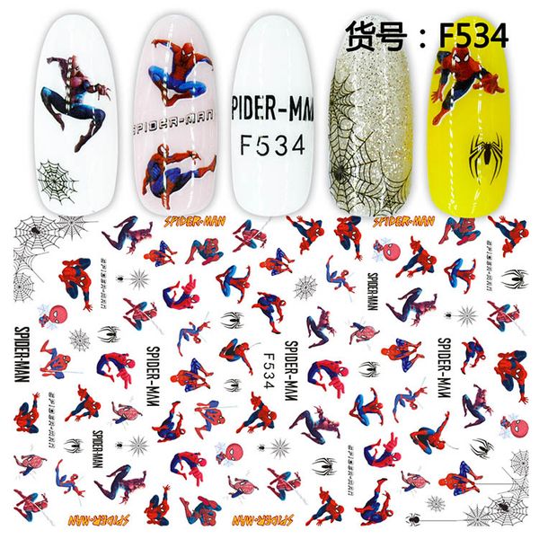 

3d nail sticker slider nails art tattoo decals foil design decoration adhesive manicure tips pegatina wraps, Black