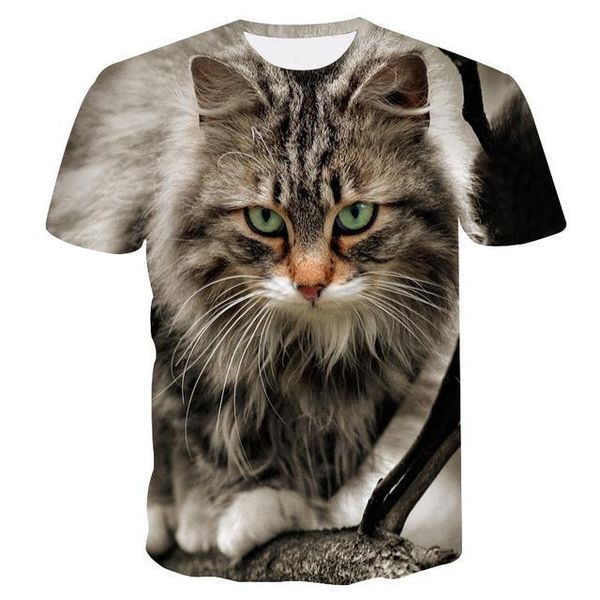 

new cool t -shirt men /women print two cat male s -6xl 3d print shirts hentai humor plus size men clothing