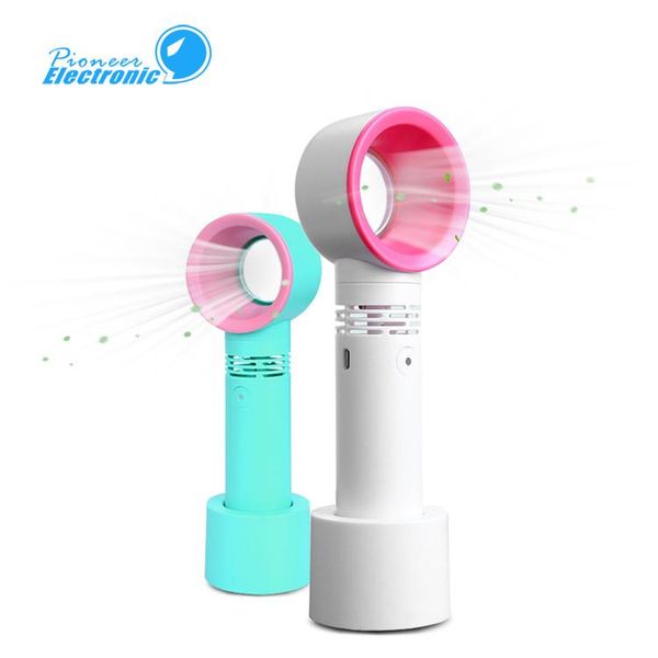 

cgjxsportable vaneless bladeless fan electric cooling as air conditioner rechargeable fan mini fan for pc universal cellphone