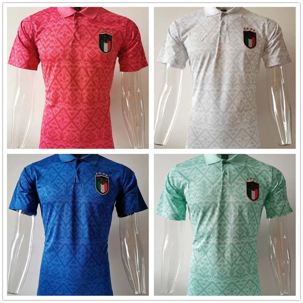 

2021 barella sensi insigne soccer jerseys 20 21 european cup renaissance chiellini belotti italy football shirt men polo kit, Black;yellow