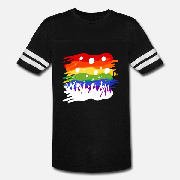 

rainbow flash mob t shirt men designer cotton round collar slim graphic casual summer slim shirt