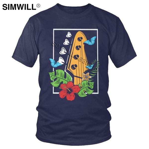 

музыкальный инструмент бас футболки мужские хлопок басист бабочки футболки с коротким рукавом мода streetwear tee топы одежда