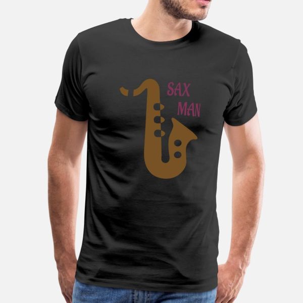 

sax man саксофон подарка тенниска люди создают хлопок o шеи оригинал симпатичные юмор весна осень pattern рубашку