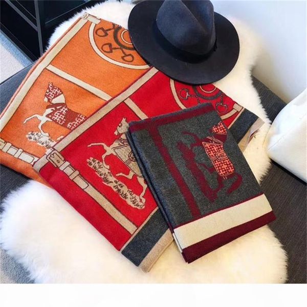

fashion winter 100% cashmere brand luxury scarf for women 2018 designer large wholesale, Blue;gray