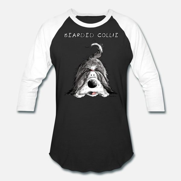 

playing bearded collie collies dog gift t shirt men create cotton o-neck novelty gift building summer style unique shirt