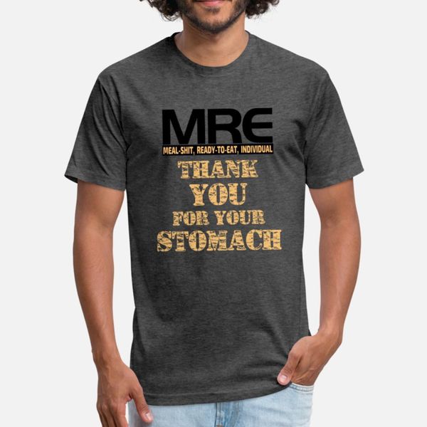 

funny mre meal ready to eat t shirt men printing tee shirt size s-3xl formal interesting funny casual spring pattern shirt