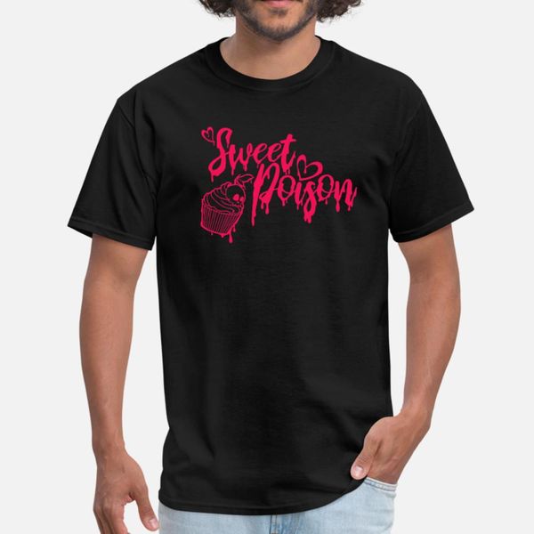 

sweet poison pink t shirt men printed short sleeve s-xxxl leisure interesting funny casual summer style pattern shirt