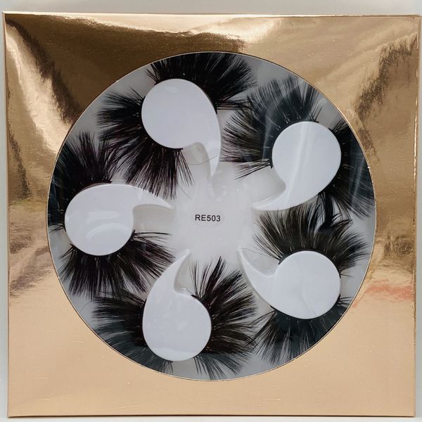 

25mm thick long false eyelashes set 5 pairs reusable handmade fake lashes extensions eye makeup accessory 10 models available dhl free