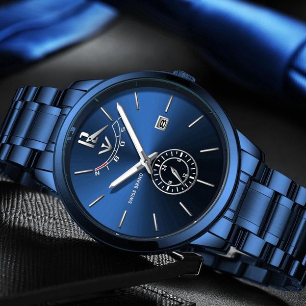 

nibosi watch men reloj hombre 2020 quartz clock sport male waterproof date business gift men watch relogio masculino, Slivery;brown