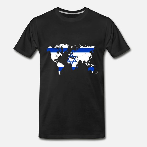 

israel jerusalem flag star of david jewish jew t shirt men custom cotton plus size 3xl cute comfortable spring formal shirt