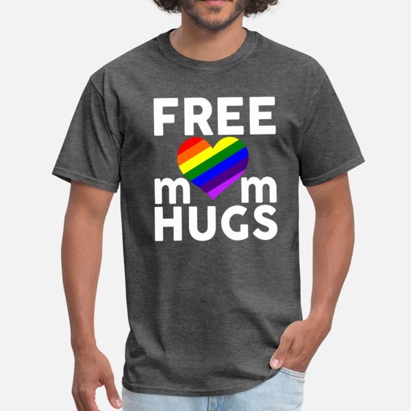 

free hugs мама lgbt pride тенниски мужчины designs хлопок шея basic solid cute дышащей весна осень outfit рубашки