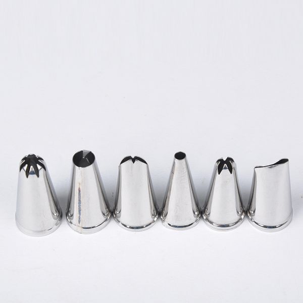 

6pcs/set cake icing piping nozzles sugarcraft decorating tool