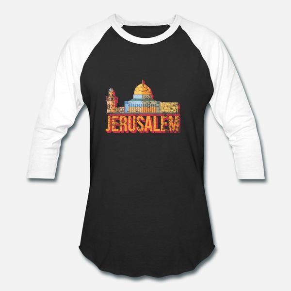 

jerusalem t shirt men printed short sleeve s-xxxl original loose comical spring pictures shirt