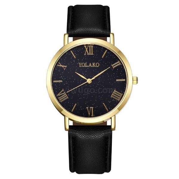 

casual arrivals watches time-limited designers foreign trade fashion starry roman men watch man quartz leather belt factory wholesale one pi, Slivery;brown