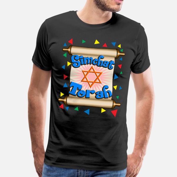 

simchat torah t shirt men print tee shirt round collar normal anti-wrinkle breathable spring autumn formal shirt