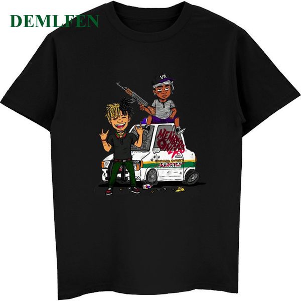 

xxxtentacion print t shirt men's short sleeve cotton o-neck t-shirt brand-clothing new harajuku funny t-shirts streetwear