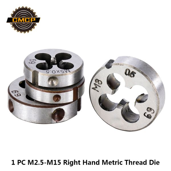 

cmcp 1pc right hand thread die m2.5 m3 m4 m5 m6 m7 m8 m9 m10 m12 m14 m15 metric screw die hand tools