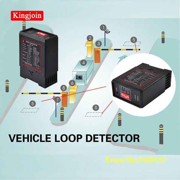 

kingjoin loop detector for car detecting with 50m 0.75mm loop sensor coil wire use for parking system