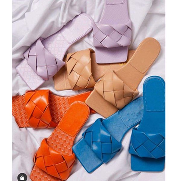 

2020 summer new women's sandals open toe outdoor flat beach slippers platform shoes weave style fashion plus size 42, Black